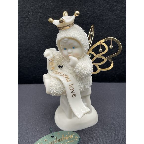 Department 56 Other - Vintage 1999 Dept 56 "Do What You Love" Ivory with 24k Gold Trim. Adorable!